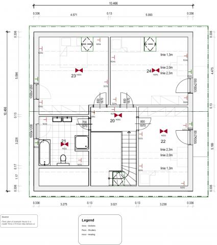 Pi-Home - Modelový příklad inteligentního domu 1.NP