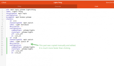 OpenHAB Bulk Import