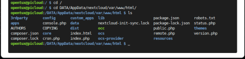 Nextcloud data folder Nextcloud data folder