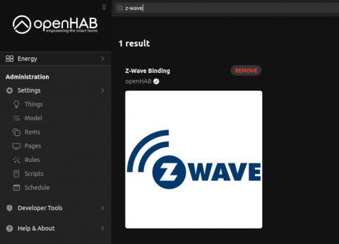 PiHome - OpenHAB 3 Z-Wave PiHome - OpenHAB 3 Z-Wave