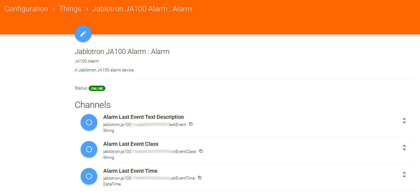 Jablotron JA-100 OpenHAB Jablotron JA-100 OpenHAB