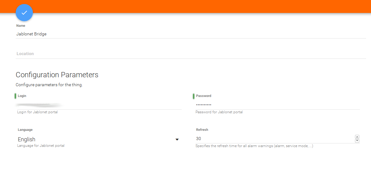 Jablotron cloud OpenHAB Jablotron cloud OpenHAB