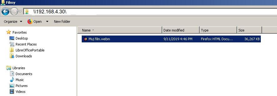 OMV- SMB share