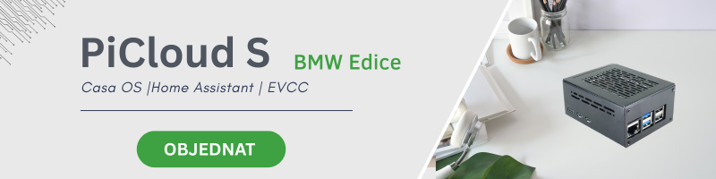 Home Assistant BMW Objednat PiCloud S BMW Objednat